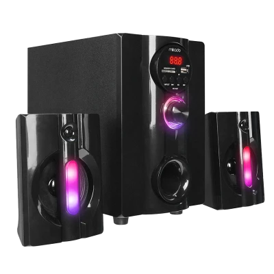 Zvučnici 2.1 gaming Mikado MD-95BT 2 1 20W Black Multimedia FM/BT/SD/USB Speaker, 39525