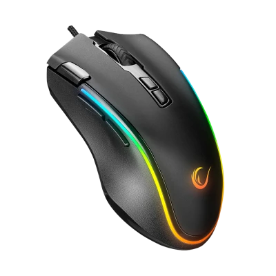 Miš gaming RAMPAGE SMX-G72 GREEDY 8 KEYS, Double Click Real RGB Backlit,Macro Programable, 33362