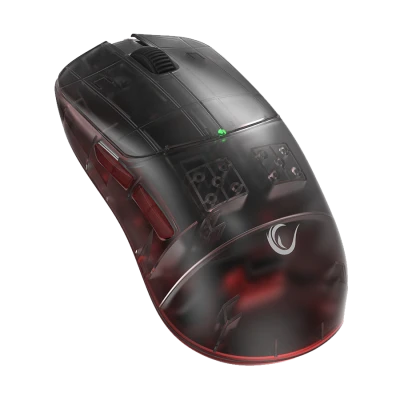 Miš gaming RAMPAGE Tilion wireless black 24000 DPI 3311 Sensor Charged 80 Million Huano Switch, 41496