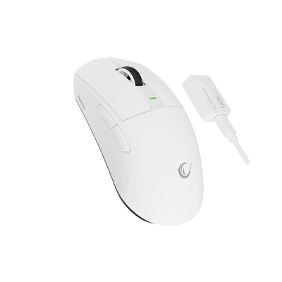 Miš gaming RAMPAGE  Zenith Bt Wired 2.4g White Wireless Paw3395 Nordic 52833 MCU, 41652