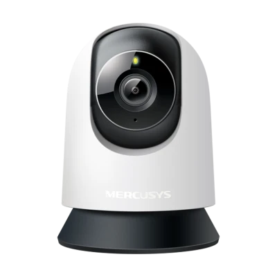 Mercusys MC210 Pan/Tilt Home Security Wi-Fi Camera, 2K (2304x1296), 2.4 GHz, Horizontal 360, Pan/Tilt, Smart Detection and Notifications (motion, pers