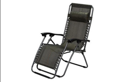 Stolica podesiva sa jastukom-metalna MESSINA - crno/siva