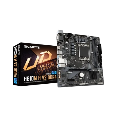 Gigabyte MB H610M H V2 DDR4 G10, LGA1700; 2xDDR4 up to 64GB, 1xM.2; HDMI,VGA; 2xPS2; 6xUSB