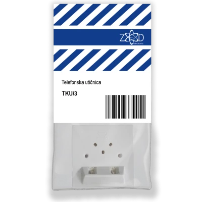 ZED electronic Telefonska utičnica, 2 x mikroutikač, 1 x tropolni utikač - TKU/3