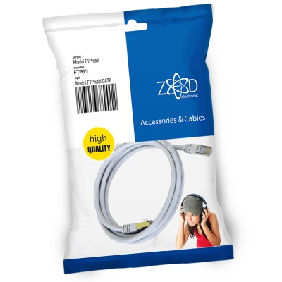 ZED electronic Mrežni FTP kabl, CAT6, 1 met - FTP6/1