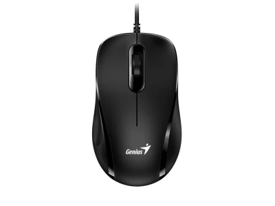 Genius miš DX-101 crni USB, optički, 1200 DPI, 1.5m, 3 tipke, 83g