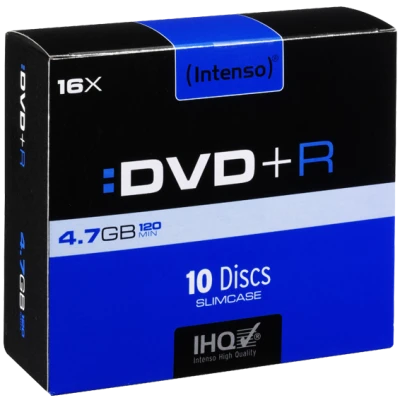 (Intenso) DVD+R 4,7GB pak. 10 komada Slim Case - DVD+R4,7GB/10Slim
