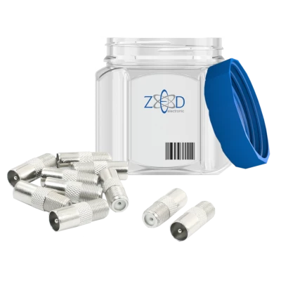ZED electronic Konektor F-Ženski na RF-Muški, pak. 50 kom. - FPM/50