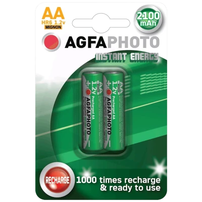 Agfa Punjiva baterija, AA, 1.2 V, 2100 mAh, blister 2 kom. - R2U B2