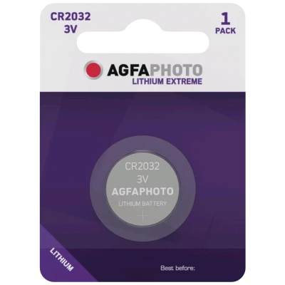 Agfa Baterija litijska, CR2032, 3V, dugmasta, blister 1 kom. - CR2032 B1