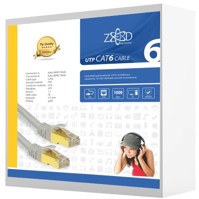 ZED electronic Mrežni FTP kabl, CAT6, 10 met - FTP6/10