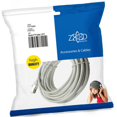 ZED electronic Mrežni FTP kabl, CAT7, dužina 3.0 metra - FTP7/3