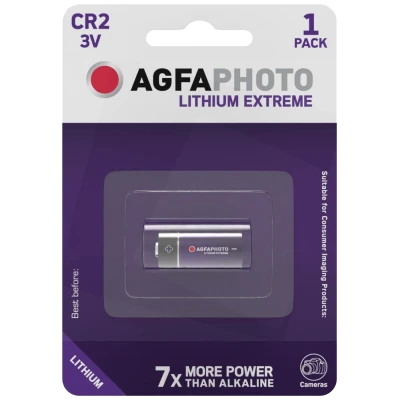 Agfa Baterija litijska CR2, 3V, blister pak. 1 komad - CR2 B1