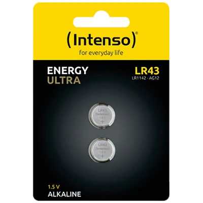 (Intenso) Baterija alkalna LR43/2, 1,5 V dugmasta, blister 2 kom