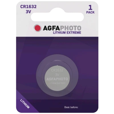 Agfa Baterija litijska, CR1632, 3V, dugmasta, blister 1 kom. - CR1632 B1
