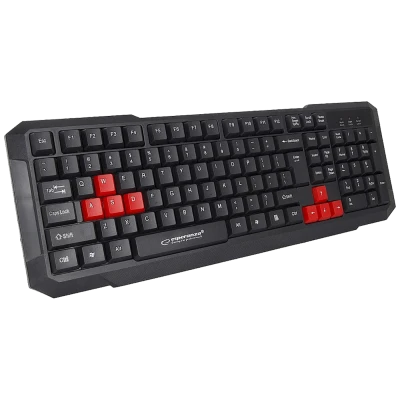 Esperanza Tastatura , gaming, USB, Aspis Red - EGK102R
