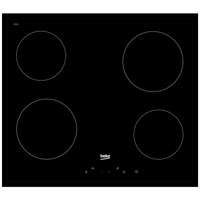 Beko Ugradbena staklokeramička ploča za kuhanje 60cm, 4 zone - HIC 64400 E