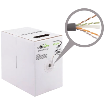 Connect XL Mrežni FTP kabl, CAT6, CCA, 305 met. - CAT6-FTP-CCA