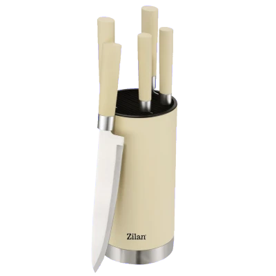 Zilan Noževi, set sa stalkom, 6/1, Retro - ZLN1610