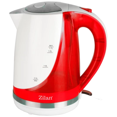 Zilan Kuhalo za vodu, zapremina 1.7 l, 1850-2200 W, crvena - ZLN1303 RD
