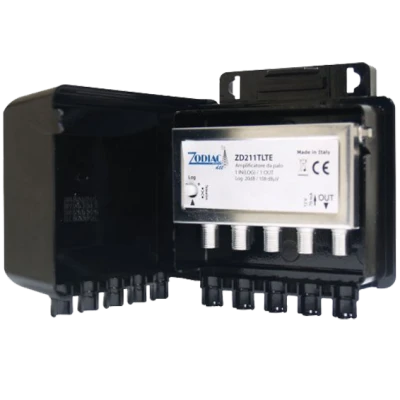 ZODIAC Pojačalo antensko, 1 ulaza - 1 izlaz, 108dBmV - ZD 211 TLTE