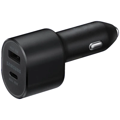 Samsung Auto punjač sa type C kabelom, brzi, USB-A, USB-C, 45W+15W - EP-L5300XB