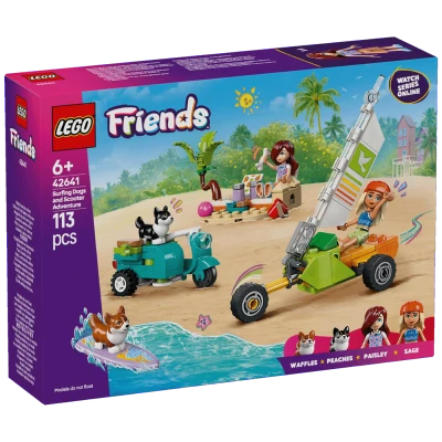 Lego Pustolovina na skuteru sa psima surferima, LEGO Friends