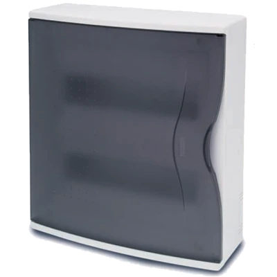 Famatel Kutija za osigurače nadžbuk, 24 osigurača, providna, IP40 - 3624-W-M-KN/24