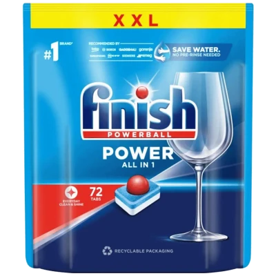 Finish Tablete za mašinu za pranje suđa, 72 kom. - Finish Power all in one, 72 pcs
