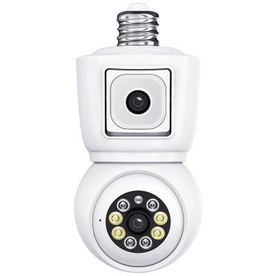 Escam Kamera za video nadzor,dual lens,2x2Mpixel,PTZ,E27,WiFi - QF202