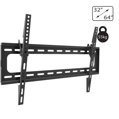 Amiko Nosač zidni  za TV prijemnik 32" - 64", 55 kg, 2D - Wallmaster 32-64 Tilt