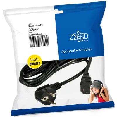 ZED electronic Kabl napojni, za PC, 1.8 met - NCPC/1,5