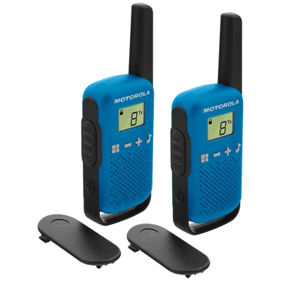 Motorola Walkie Talkie, domet 4 km, 16 kanala, plava - TLKR T42 BL