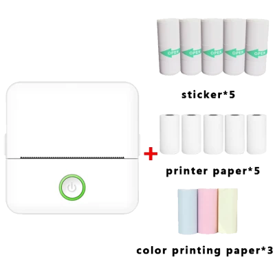 NN-Su Printer, mobilni , Zero INK, Bluetooth, set - X6 Mini Printer, set, Bluetooth