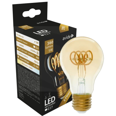 Avide Sijalica, LED 5W, E27, 2700K, 360°, 230V AC - Globe 5W E27
