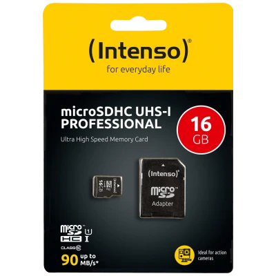(Intenso) Micro SDHC/SDXC kartica 16GB Class 10, UHS-I +adapter, Pro - MicroSD 16GB Class10 UHS-I Pro