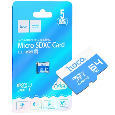hoco. Micro SD kartica, 64GB, class 10 - MicroSD 64GB Class10 (85829)