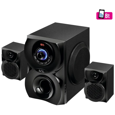 SAL Zvučnik, set 2.1 stereo, Bluetooth, MP3, FM radio, AUX - BT 201