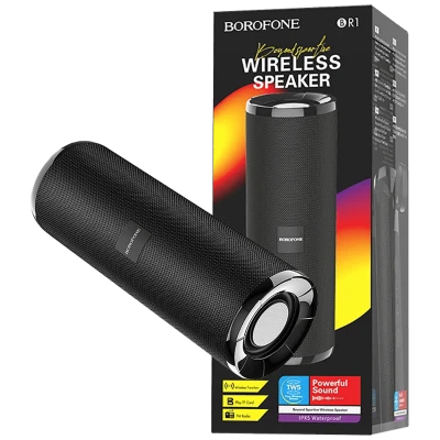 Borofone Zvučnik bežični, Bluetooth, 1200 mAh, 3 h, crna - BR1 Beyond Black