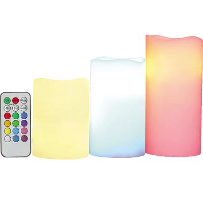 home Dekorativna rasvjeta, svijeće set, daljinski upravljač - CDR 3/M