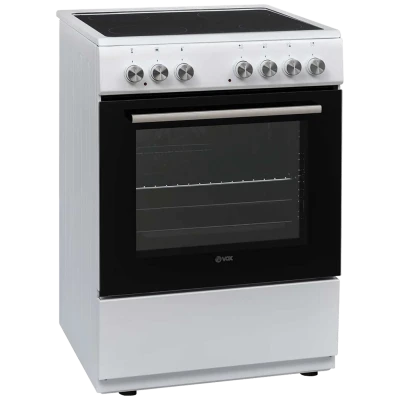 VOX Štednjak 4 staklokeramičke ringle, pećnica 69 lit., 60cm - CHT 6000 W