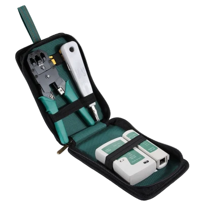 NN-Su Alat za motažu LAN i telefonskih konektora, set - 5in1 RJ45/RJ11/Cat5/Cat6 Tools