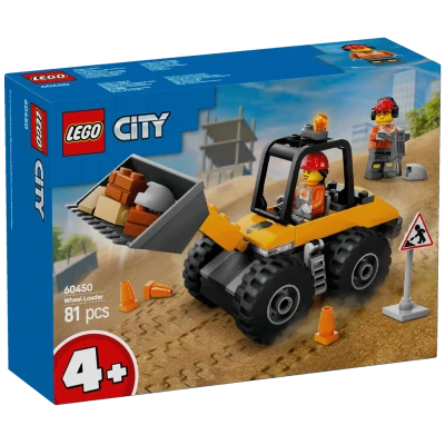 Lego Žuti građevinski utovarivač s kotačima, LEGO City