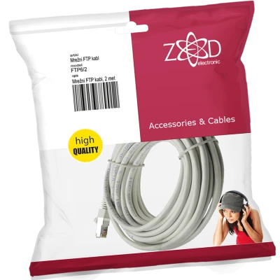 ZED electronic Mrežni FTP kabl, CAT6, 2 met - FTP6/2