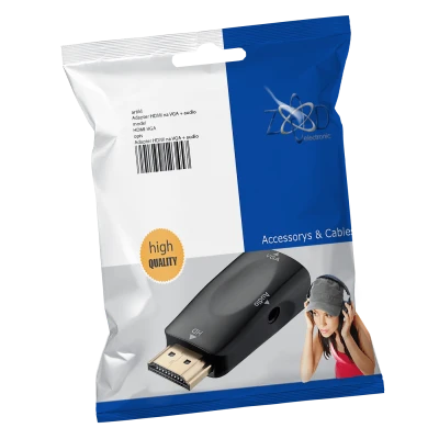ZED electronic Adapter HDMI na VGA + audio - HDMI-VGA