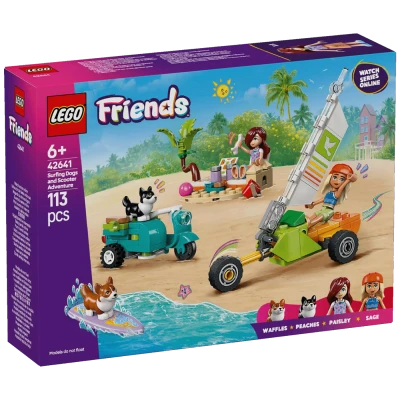 Lego Pustolovina na skuteru sa psima surferima, LEGO Friends
