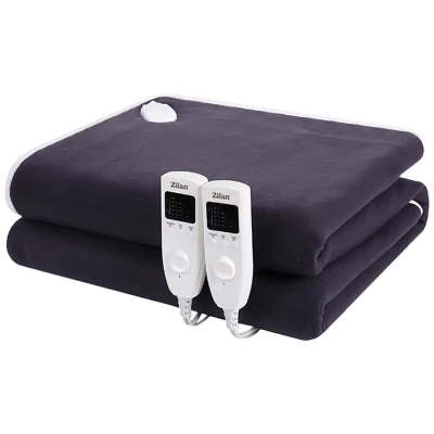 Zilan Električna deka, dvostruka širina,2 x 60 W,160 x 140 cm,crna - ZLN4120/BK  (double)