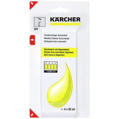 Karcher Sredstvo za čišćenje stakla, koncentrat, 4 x 20 ml - RM 503