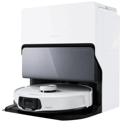 Roborock Robot usisavač sa stanicom za pražnjenje, 5200 mAh, WiFi - S8 MaxV Ultra White