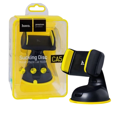 hoco. Auto držač za mobilne uređaje, vakuum - CA5 Yellow